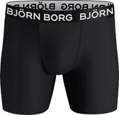 Björn Borg - Heren Onderbroeken 1-Pack Boxers Solid Performance - Zwart - Maat L