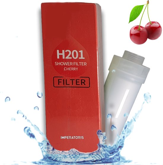 Vervangbare douchefilters, 15-traps filter met 2 filterpatronen - voor