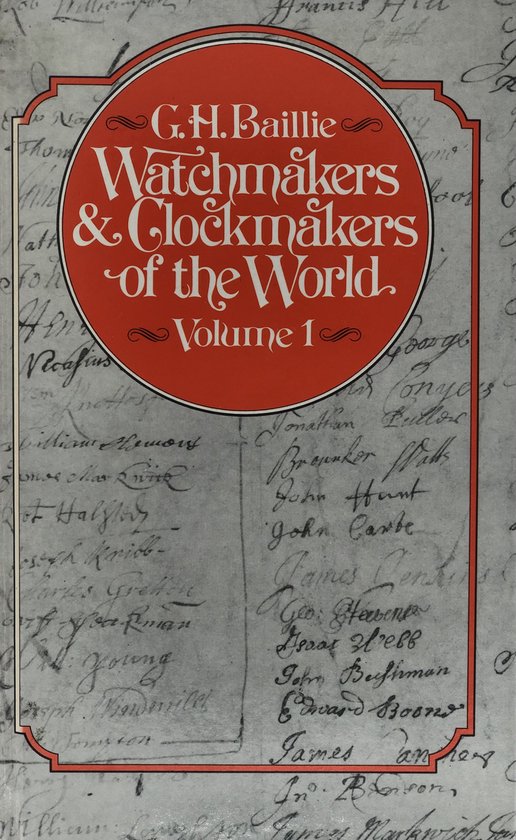Watchmakers and Clockmakers of the World - cover