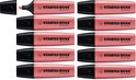 Doos met 10 rode STABILO BOSS ORIGINAL stiften.
