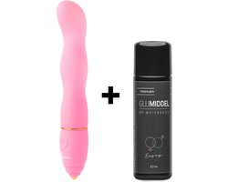 Time 4 Joy® Vibrators Voor Vrouwen - Stijlvolle Vibrator - Sex toys - Clitoris Stimulator - G-spot Vibrator - Inclusief spannend E-book - Inclusief Opbergzakje - Roze - Inclusief Glijmiddel op Waterbasis 100ML