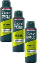 Dove Deo Spray - Sport Active+Fresh - 3 x 150 ml