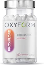 Oxyform Proxiflore I Probiotische darmflora I 60 maagsapresistente capsules I Microbiota I 10 miljard bacteriën per dag I 5 soorten waaronder 4 Lactobacillus en 1 Bifidobacterium