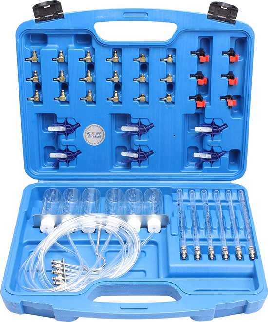 CCLIFE - Openbaar Spoorvervoer - Injectortester - Retourhoeveelheid - Testapparaat - CDI - Dieselverstuivers - Testwagengeree Dschap met Nieuwe Adapter