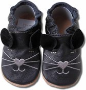 Hobea Chaussons de bébé Chat noir