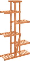 vidaXL - Plantenstandaard - 75x25x140,5 - cm - massief - vurenhout