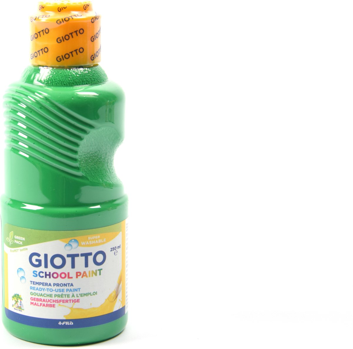 1 Suks Giotto Tempera School Paint Junior 250 Ml Groen