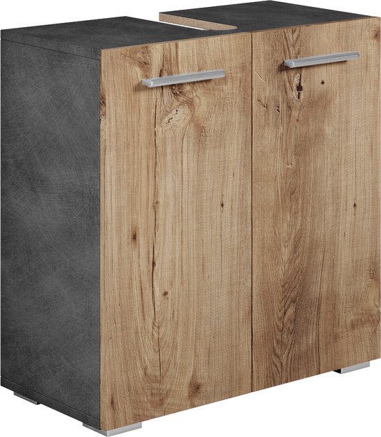Badplaats Wastafelkast Mars 60 x 30 x 60 cm - wit | Leen Bakker Badplaats Wastafelkast Mars 60 x 30 x 60 cm - wit | Leen Bakker