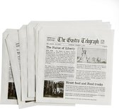 Vetvrij papieren zakje News Paper 2-zijden open 170x170mm - 300 stuks
