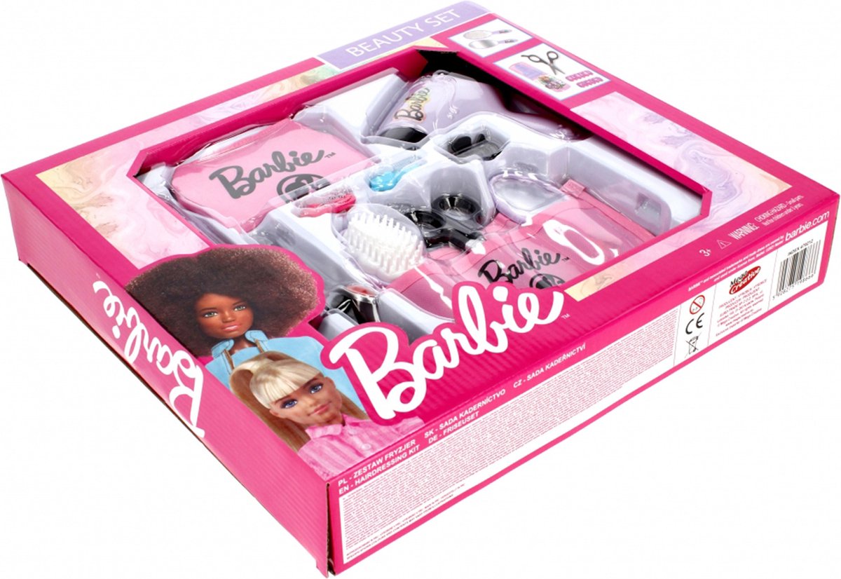 Barbie Salon de Coiffure et poupée Multicolores Mattel CMM 55 : :  Jeux et Jouets