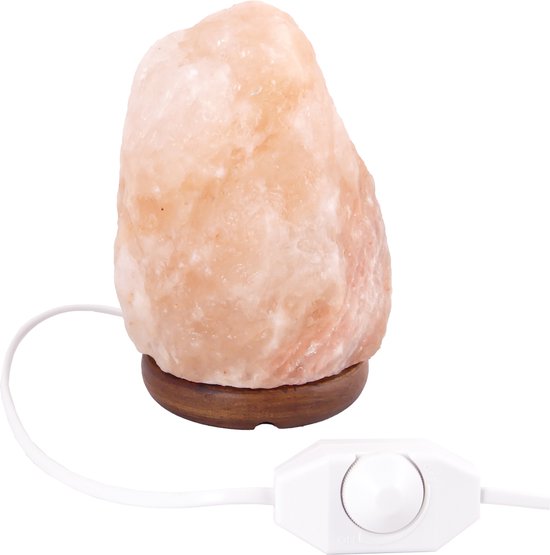 Zoutlamp met dimmer – 100% Natuurlijk Himalayazout