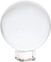 Kristallen - Glazen Bol 10 cm incl. losse transparante standaard