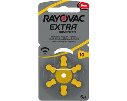 Rayovac Extra Advanced Hoorbatterijen 10 - Geel - Hoortoestel