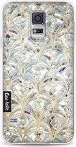 Casetastic Softcover Samsung Galaxy S5  - Mint Art Deco Marbling