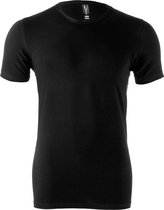 RJ Bodywear - T-shirt O-hals - zwart (stretch) -  Maat S