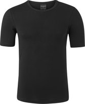 Schiesser 95/5 - heren T-shirt O-hals - zwart -  Maat S