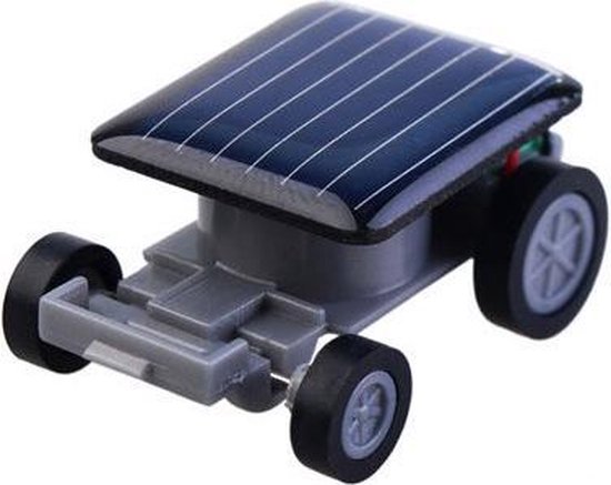GadgetBay Zwarte speelgoed auto op zonne-energie Solar Powered car autootje  | bol.com