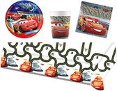 Disney - Cars - Forfait fête - Articles de fête - Fête d'enfants - Décoration - Nappe - Assiettes - Gobelets - Serviettes.