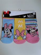Minnie Mouse -enkelsokken Minnie Mouse - 3 paar - meisje - maat 31/34
