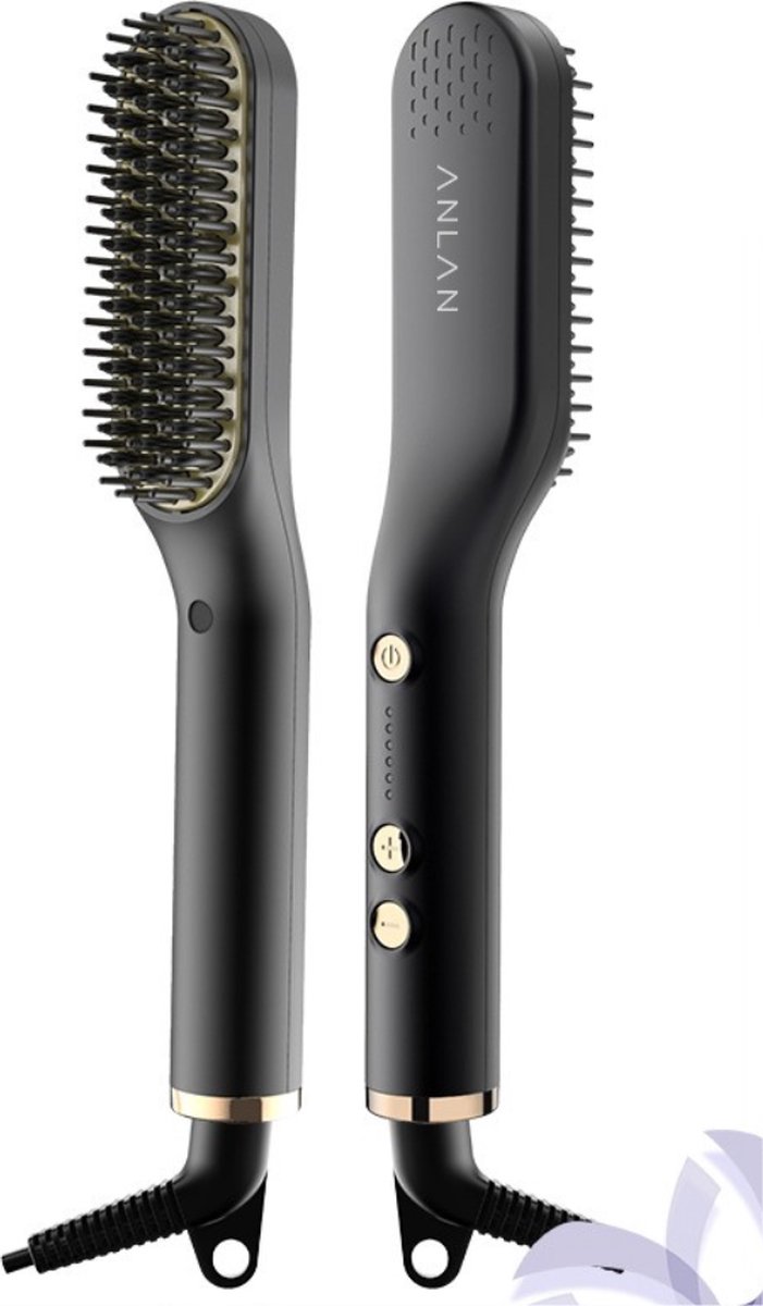 Bolture Baard Stijltang - Baard Styler Voor Ieder Baardtype - Baardstijler met Temperatuurregeling - Straightener - Zwart