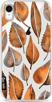 Casetastic Apple iPhone XR Hoesje - Softcover Hoesje met Design - Cascading Leaves Print