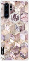 Casetastic Huawei P30 Pro Hoesje - Softcover Hoesje met Design - Blush Quartz Honeycomb Print