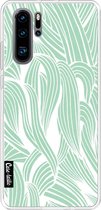 Casetastic Huawei P30 Pro Hoesje - Softcover Hoesje met Design - Seam Foam Organic Print Print