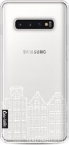 Casetastic Softcover Samsung Galaxy S10 Plus - Amsterdam Canal Houses White