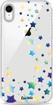 Casetastic Apple iPhone XR Hoesje - Softcover Hoesje met Design - Funky Stars Print