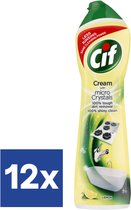 Cif Crème Citroen Abrasif (Pack économique) - 12 x 500 ml