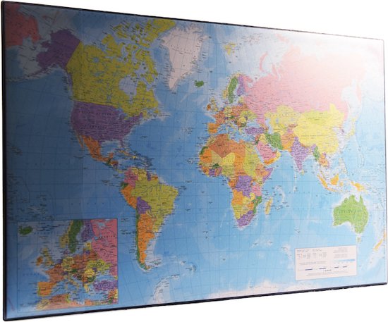 Sous-main carte du monde 38 x 58 cm
