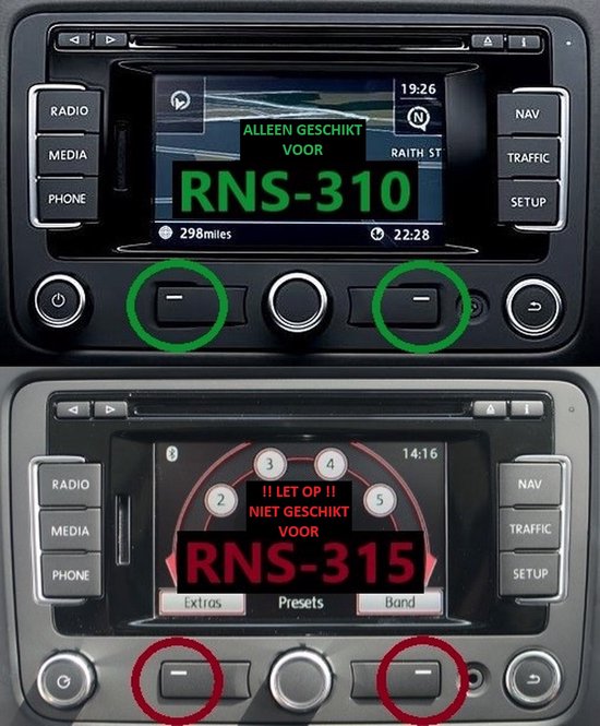 Volkswagen Navigation - FX RNS 310 SD - West-Europa 2020 - V12 | bol.com