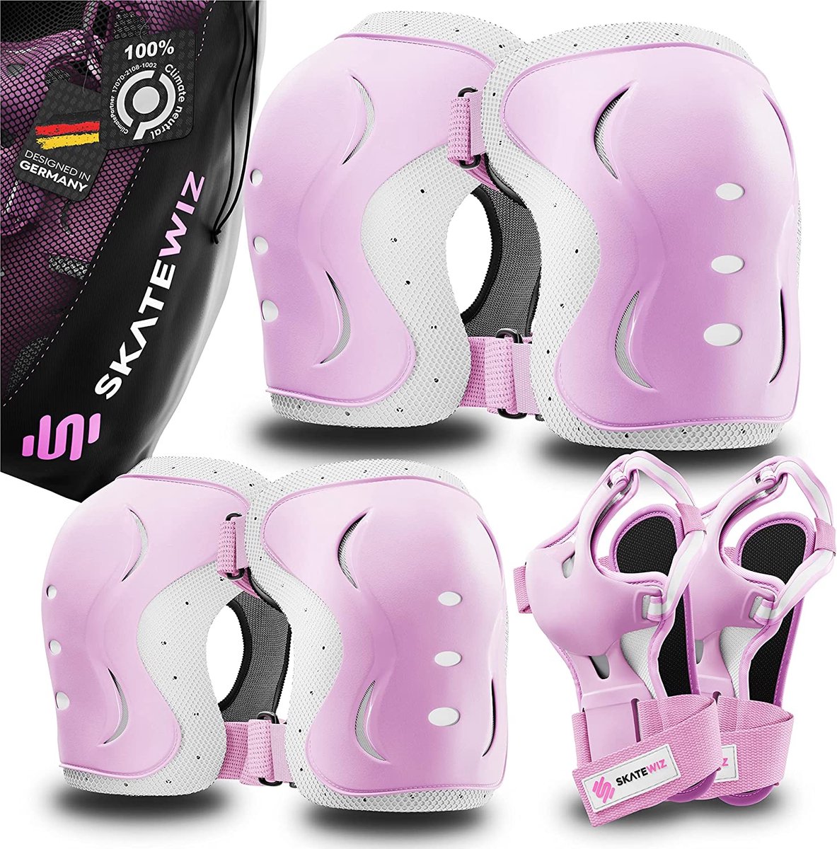 Beschermende accessoires voor inlineskaters / beschermers voor kinderen en volwassenen \ Child protectors - beschermerset voor skateboard, scooter, skaten, rijden, buitensport