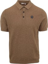 Blue Industry - Polo M14 Lin Marron - Coupe Moderne - Polo Homme Taille XL