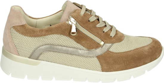 Waldlaufer 626014 K Ramona - Lage sneakersDames sneakers - Kleur: Wit/beige - Maat: 37.5