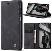 CaseMe - Telefoonhoesje geschikt voor Samsung Galaxy A24 4G - Wallet Book Case - Met Magnetische Sluiting - Zwart