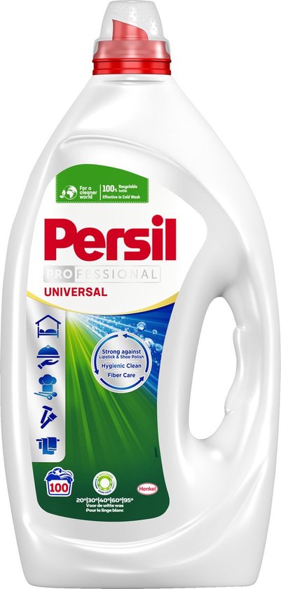 Persil Universal - Lessive Liquide - Witte - Groot Emballage - 100 Lavages  | bol