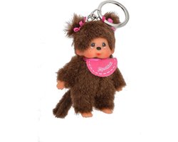 Monchichi sleutelhanger Roze Meisje