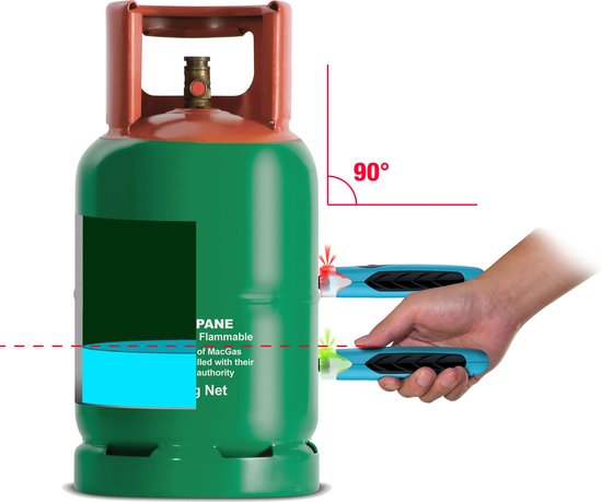 Allosun EM2210 gasfles inhoud meter - stacaravan - gasfles van Merkloos — afbeelding 2