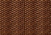 Fotobehang Weave Texture Brown Wicker | XL - 208cm x 146cm | 130g/m2 Vlies