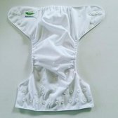 One Size wasbaar Luierbroekje wit