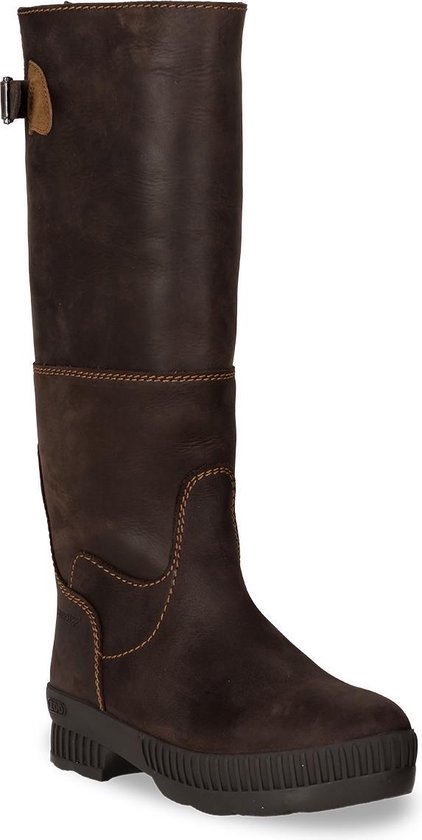 | Dames outdoorlaarzen gevet leer Adora Bruin Maat 41 smalle schacht Dames Laarzen in maat 41 | KLEDING.nl