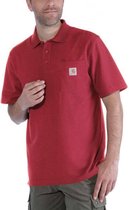 Carhartt Contractor's Work Pocket Red Polo Heren