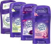 Lady Speed Stick Best Of Deodorants - 4 x 45 g - 48H Anti-Transpirant Deo Stick - Bestseller Deodorant Vrouw