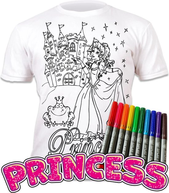 Inkleur T-Shirt - Princess - 104-110