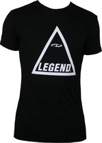 t-shirt Triangle Kids/Volwassenen Zwart 100% Bio Katoen XS