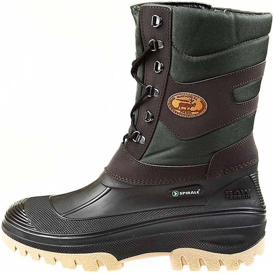 Spirale Raw Terrain Bruin-Groen Gevoerde Laarzen Uniseks | bol.com