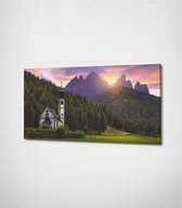 Santa Maddalena Church Canvas- 100 x 60 cm