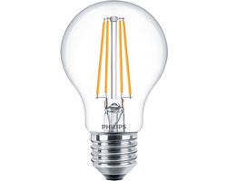 Philips LED Filament E27 - 7W (60W) - Warm Wit Licht - Niet Dimbaar