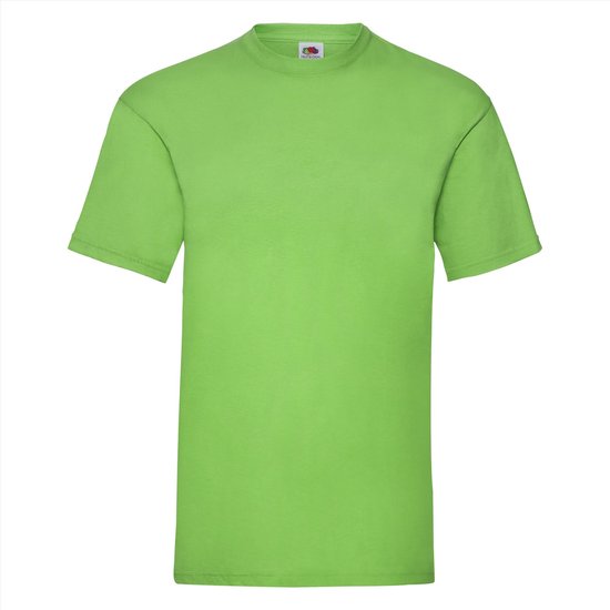 Fruit of the Loom - 5 stuks Valueweight T-shirts Ronde Hals - Lime - 3XL